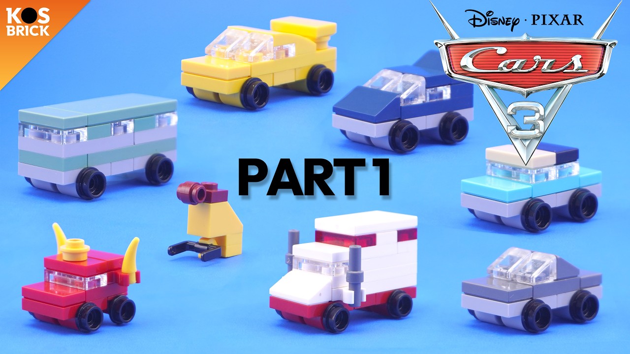 Lego Cars 3 Mini Vehicles - Part 1 (Tutorial)