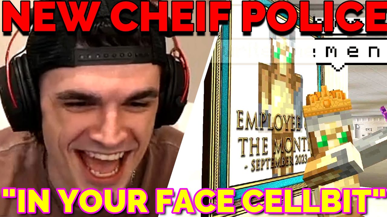 Foolish Becomes Employee of the month & Police of the Island on QSMP Minecraft