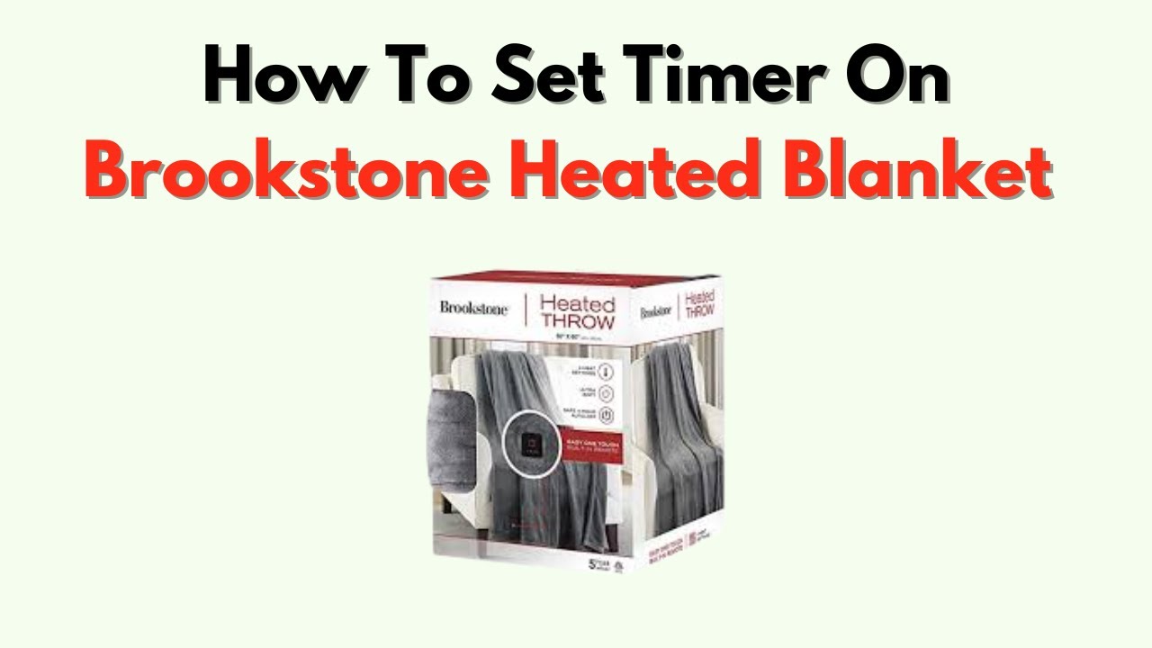 Как установить таймер на одеяле с подогревом Brookstone &mdash; простые инструкции по программированию ...