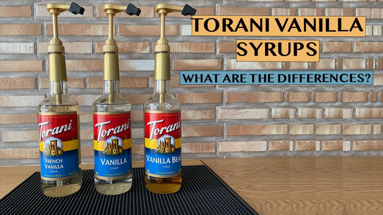 TORANI SYRUPS: COMPARING VANILLA VS FRENCH VANILLA VS VANILLA BEAN SYRUPS