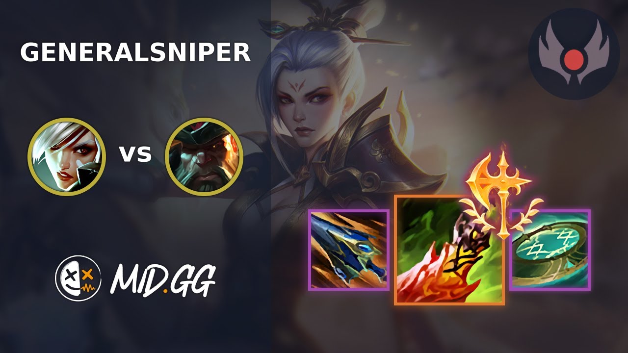 MID.GG: [ GeneralSniper ] Riven TOP vs Gangplank | NA GRANDMASTER | LOL Season 2026