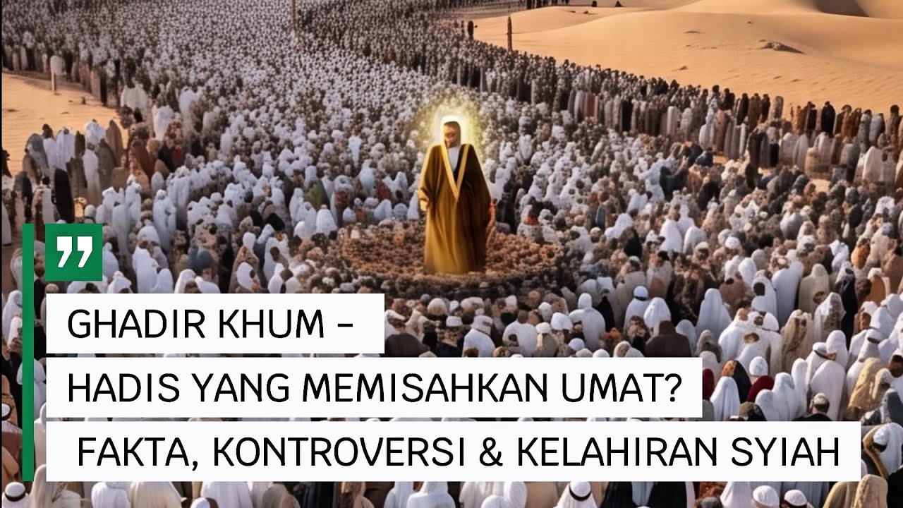 TERNYATA SAHIH! Hadis Ghadir Khum & Awal Mula Perpecahan Sunni-Syiah