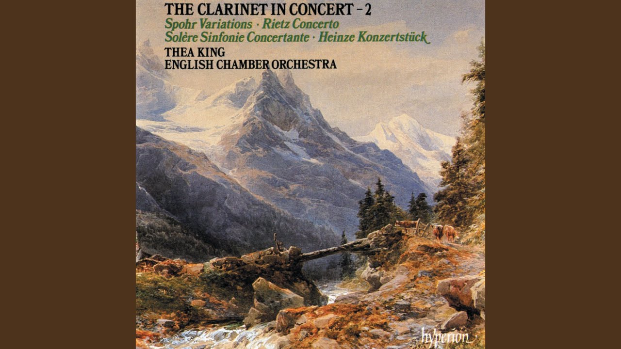 Rietz: Clarinet Concerto in G Minor, Op. 29: I. Allegro agitato