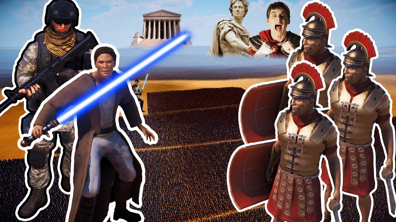 20 MILLION ROMAN GENERALS vs 460,000 JEDI KNIGHTS + 400,000 MODERN SOLDIERS | UEBS 2