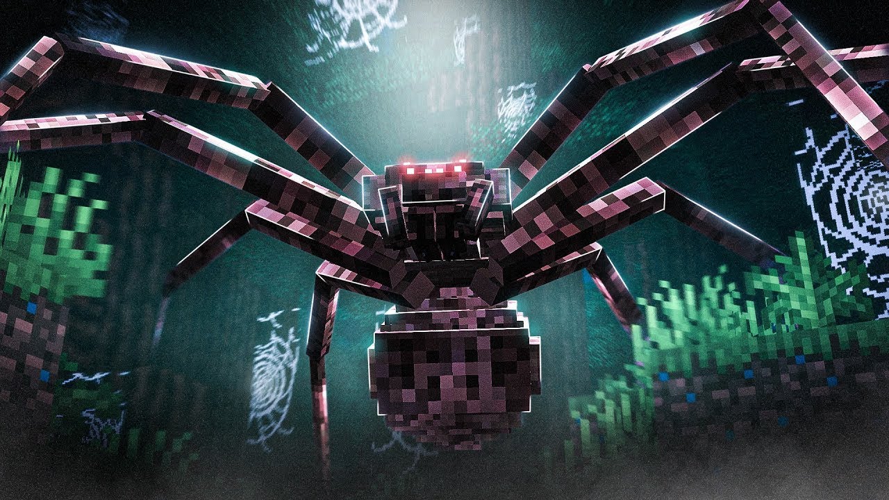 Я поиграл в МАЙНКРАФТ с модом на АРАХНОФОБИЮ - Хоррор Майнкрафт