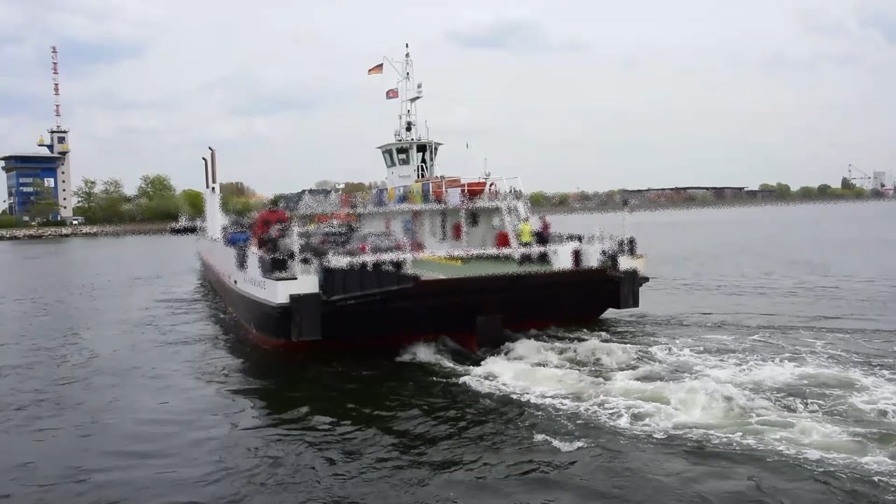 Fährbetrieb in Warnemünde am 10.05.2022
