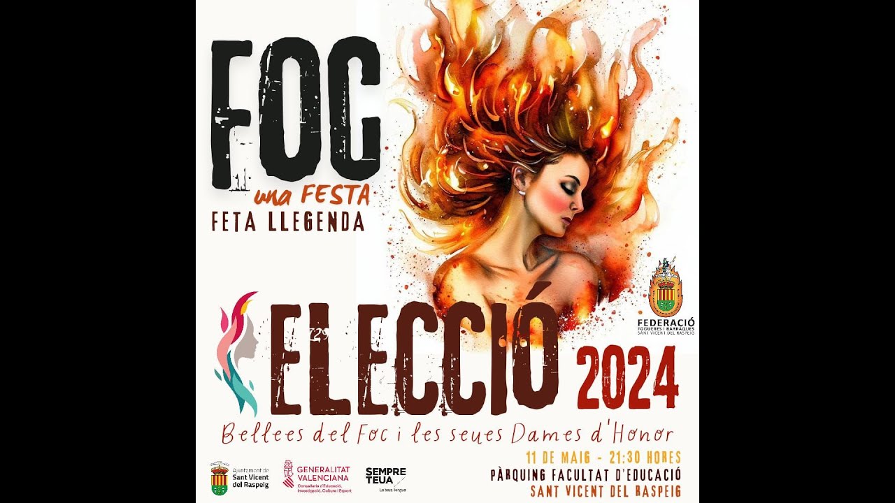 Elecció Bellees Del Foc I les Seues Dames D'Honor 2024