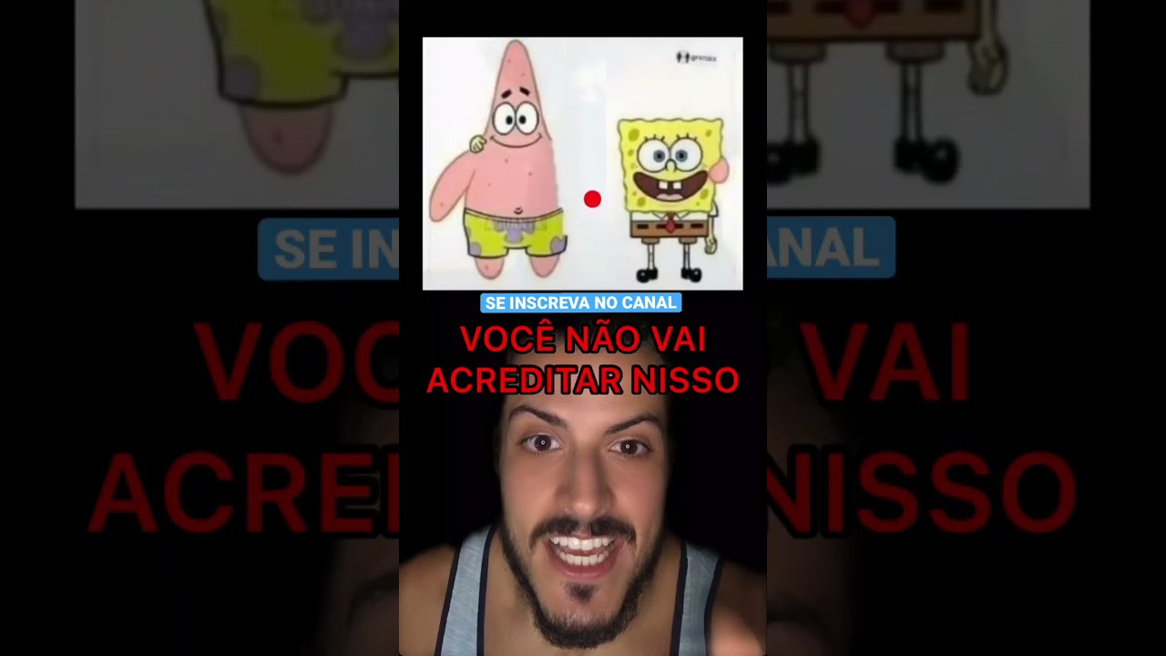 😱VC VAI SE IMPRESSIONAR COM ESSA ILUS&Atilde;O DE &Oacute;TICA😱 Bob Sponja e Patrick! #shorts