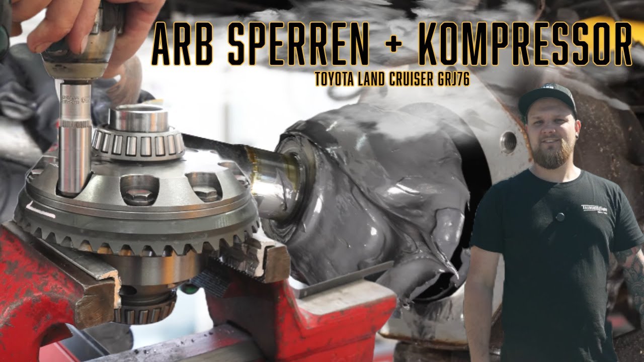 Toyota Land Cruiser ARB Differenzialsperre Vorne + Hinten / ARB Kompressor Einbau