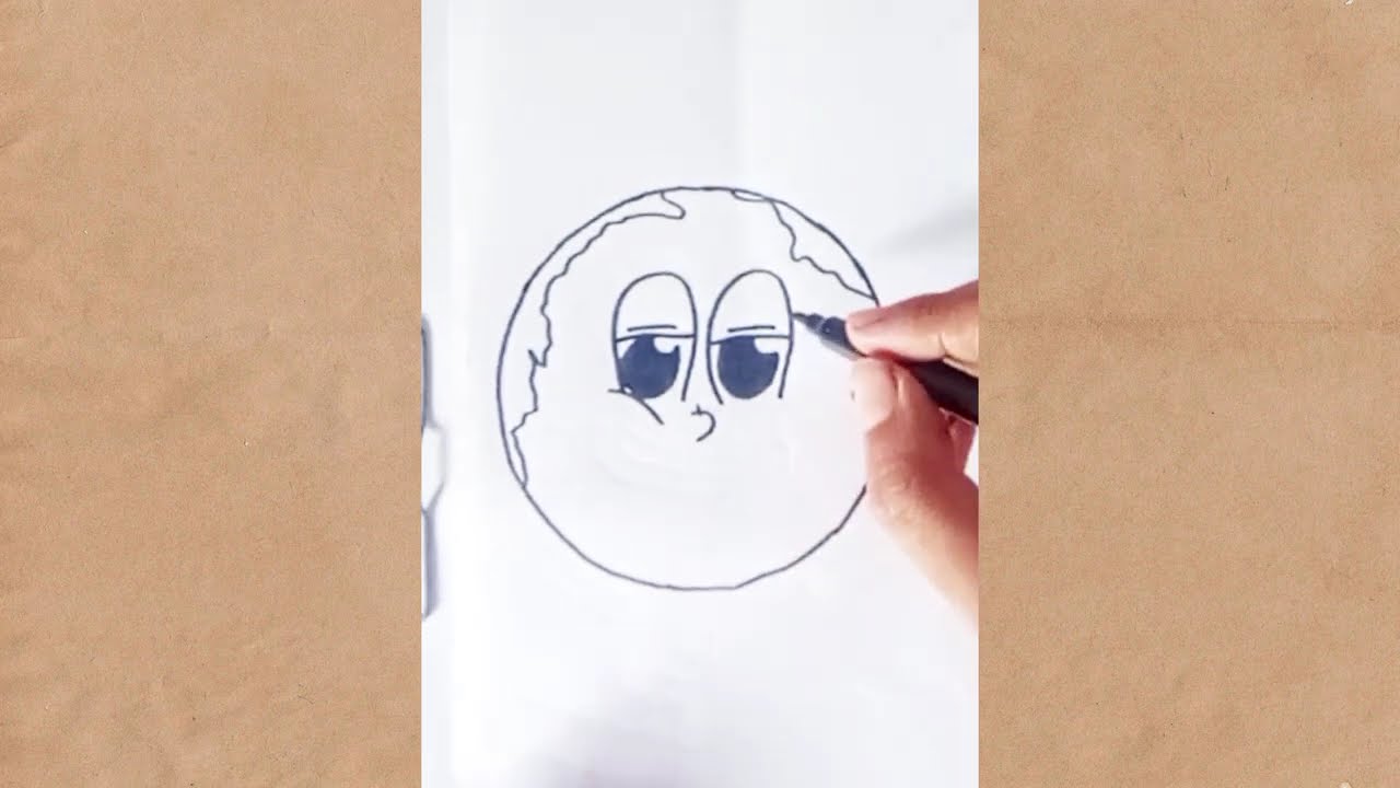 how to draw a world map step by step|easy world map sketch
