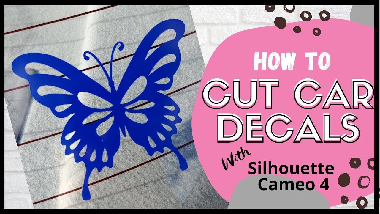 How To Make Car Decals With Silhouette Cameo 4 | With FREE Step-by-step PDF 😀
