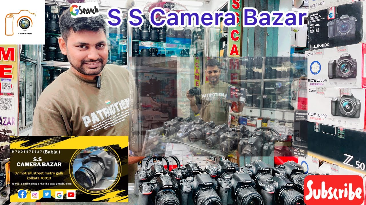Gift🎁+Discount% like 👍 Share 500/-  Mic gift LED light Gift🎁& video LED light Gift 🎁S S Camera Bazar