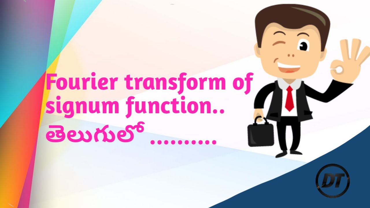 Fourier transform of signum function