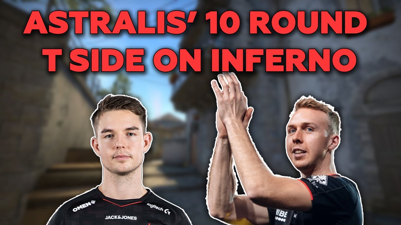 Astralis' 10 Round T Side on Inferno vs FaZe