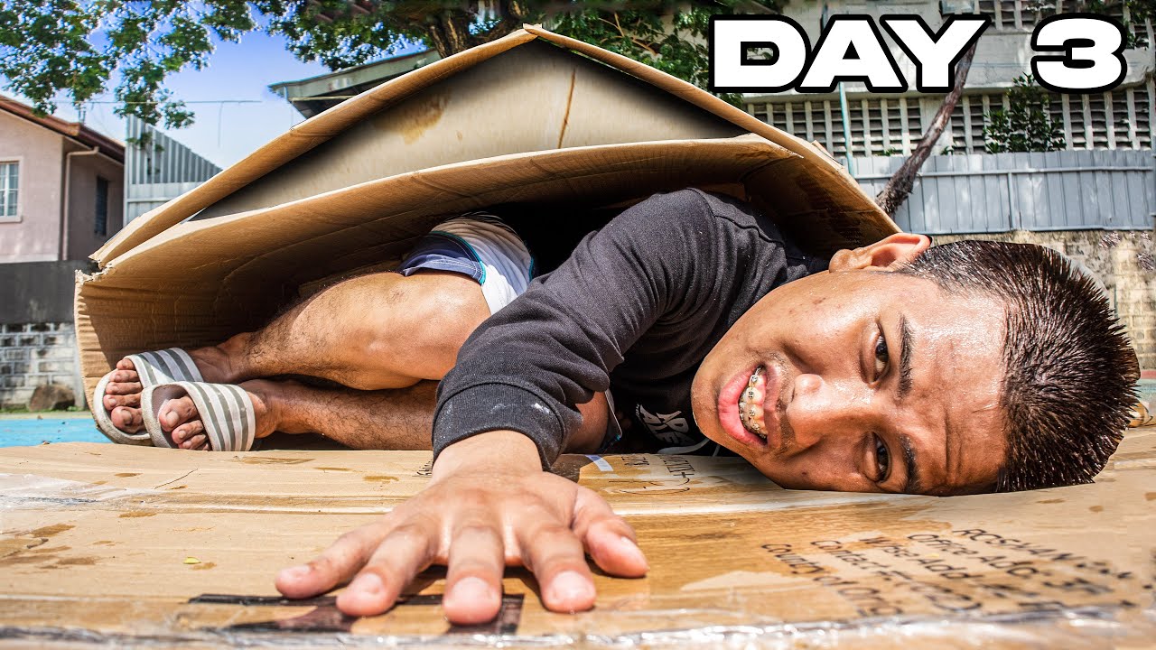 Lockdown sa bahay na Karton for 3 Days | Ep. 2