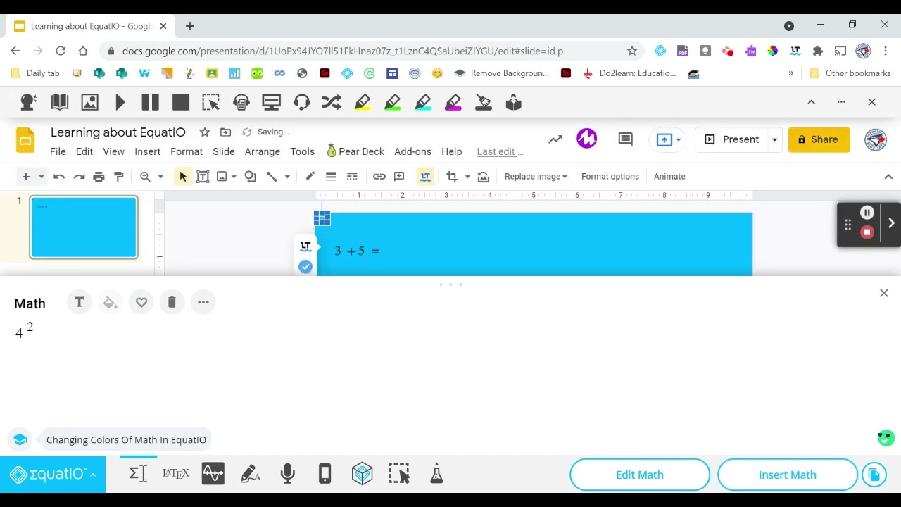 EquatIO - Equation Editor