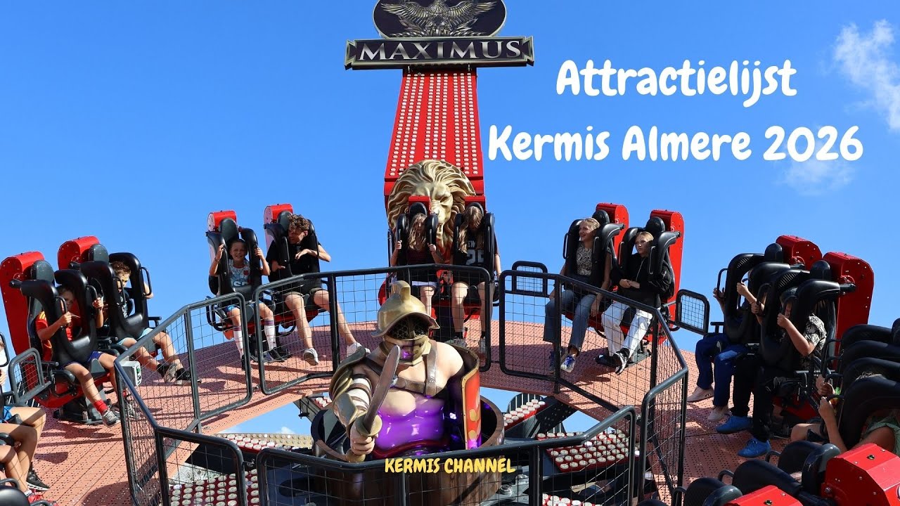 Attractielijst Kermis Almere Buiten 2026 | Voorjaarskermis