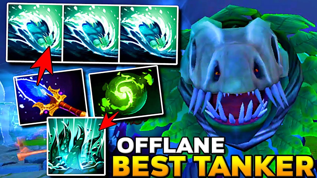 Best Tanker Offlane Tidehunter Ganking Scepter + Double Ultimate - Dota 2 Pro Ranked Gameplay