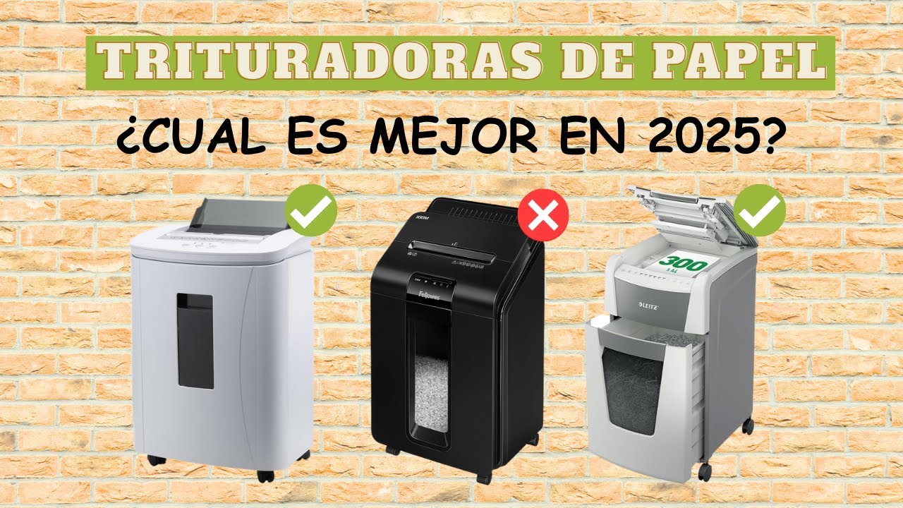 Las 5 Mejores Trituradoras de Papel de 2025 Calidad-Precio en Amazon ✅ NO COMPRES UNA SIN VER ESTO 🔥