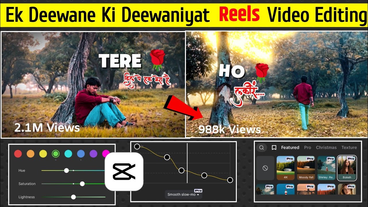How To Create Cinematic Video 📷| Ek Deewane Ki Deewaniyat Video Editing ✅| Capcut Video Editing 