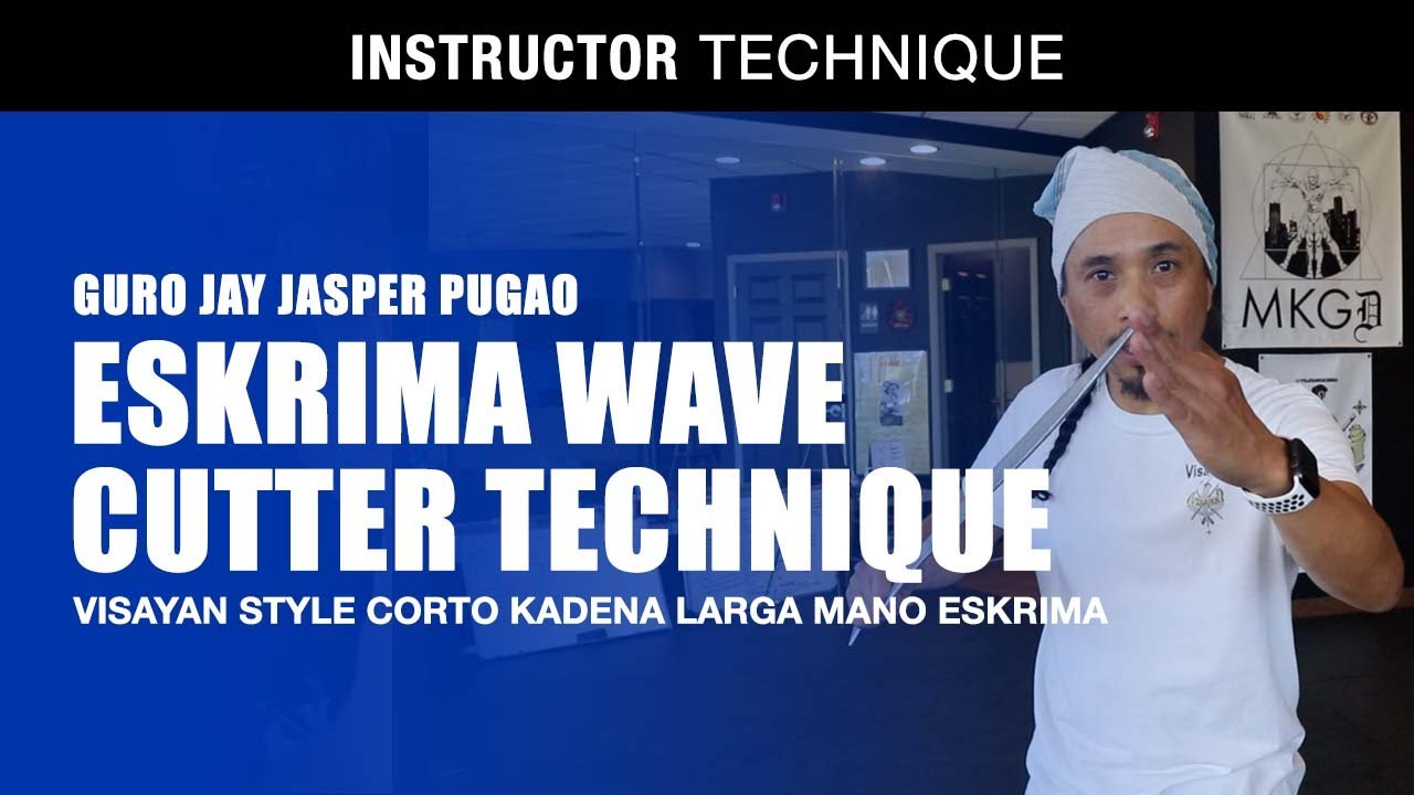 VSCK ESKRIMA WAVE CUTTER TECHNIQUE in FILIPINO MARTIAL ARTS | KALI | ARNIS | ESCRIMA