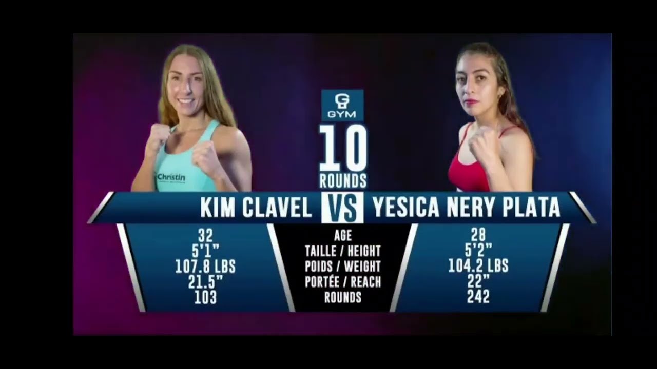 Jessica Nery Plata vs Kim Clavel full championship fight #boxing #title #belt #youtube #youtubevideo