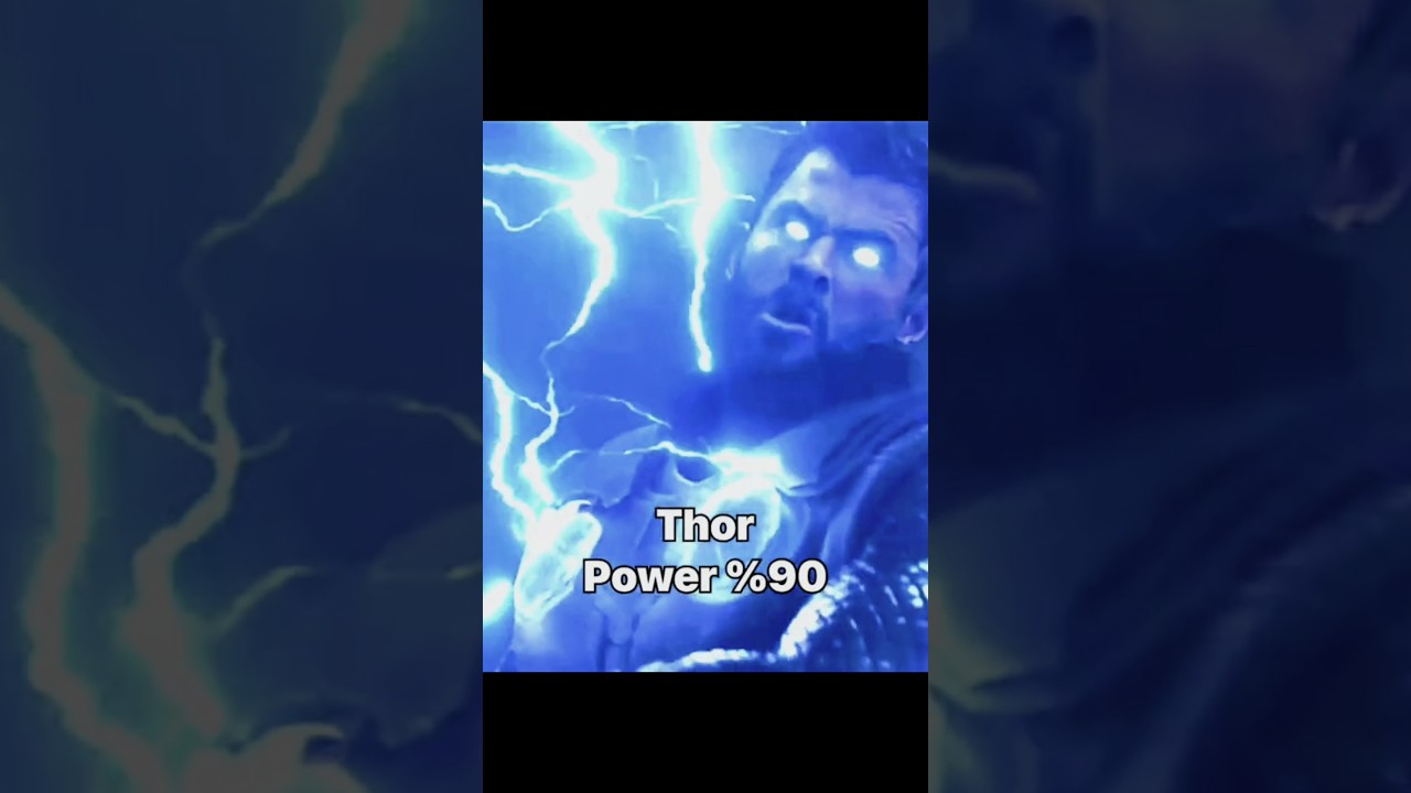 Thor power 100% #thor #shorts #marvel