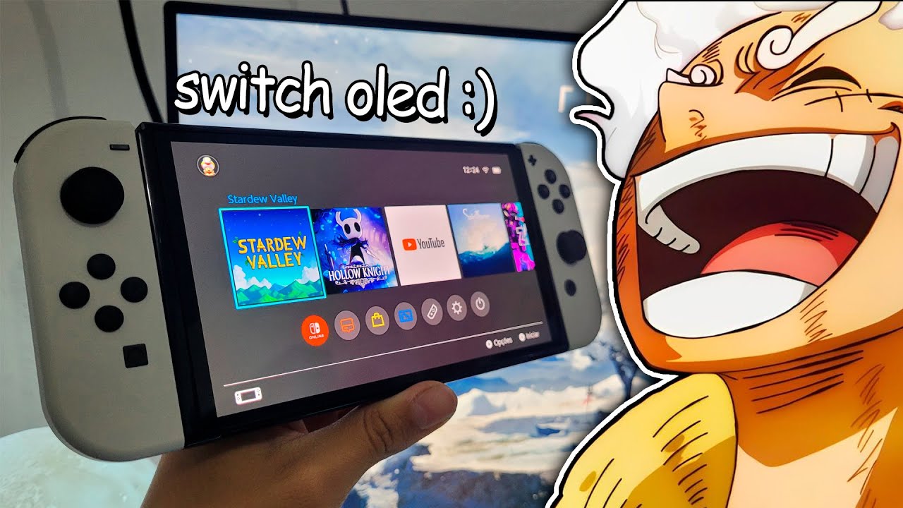 comprei um Nintendo Switch OLED em 2024!