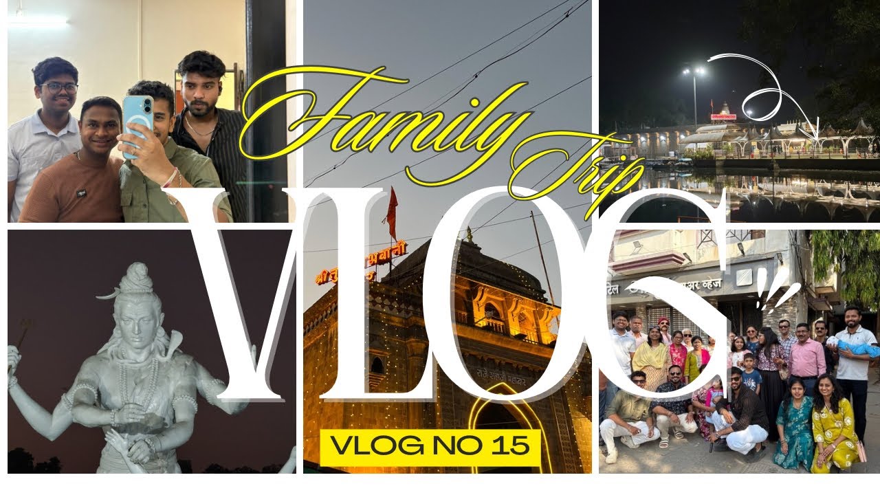 “What Happened in Our Solapur Trip? 😳 Temple Darshan + Family Masti!”