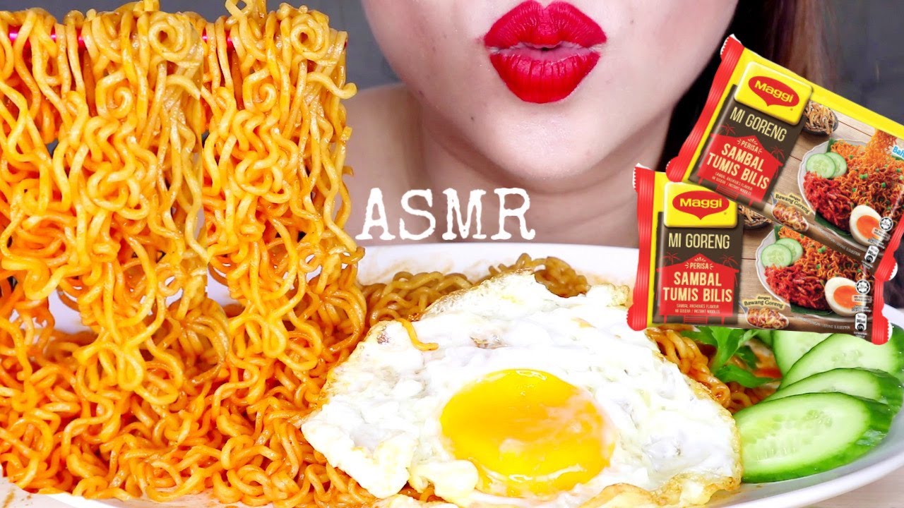 ASMR MAGGI MI GORENG SAMBAL TUMIS BILIS | NOODLES | FOODIELICIOUS ASMR