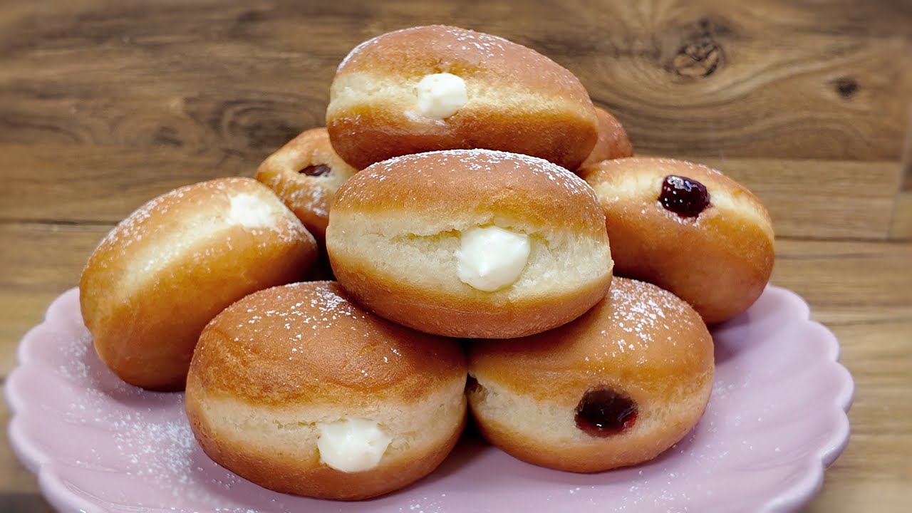 🍩 Beignets de Boulangerie! RECETTE NUTELLA CONFITURE CRÈME #doughnut #donuts #beignets 