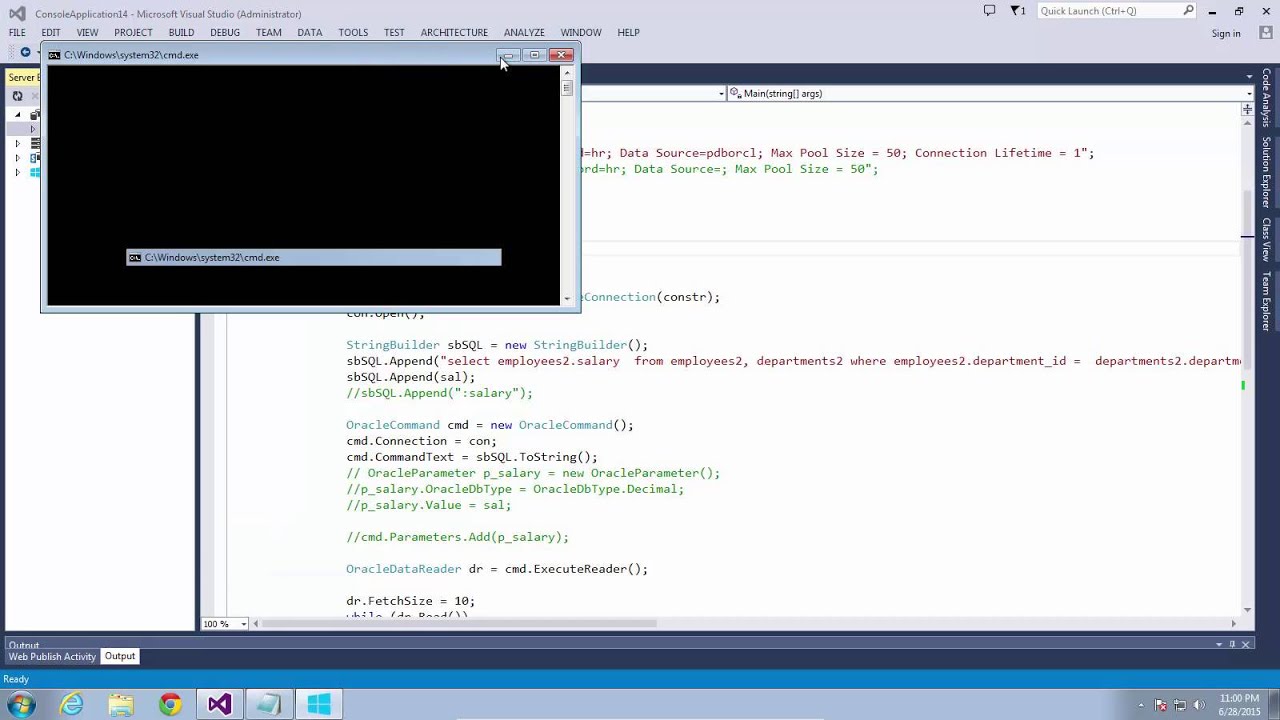 Oracle and .NET: Performance Best Practices