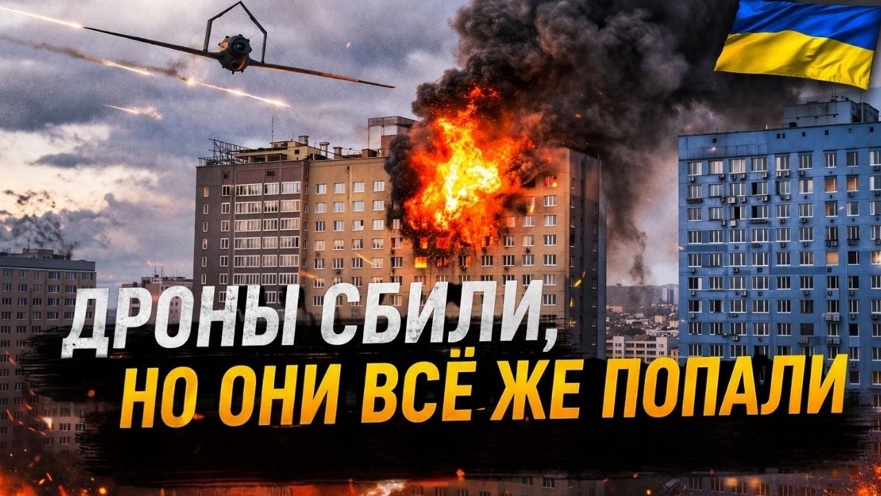 УФА под ударом: официально все дроны сбили, по факту &mdash; прямые попадания!