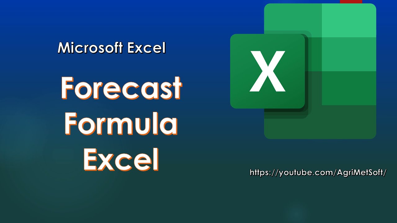 Forecasting Formula in Excel || Time Series Data