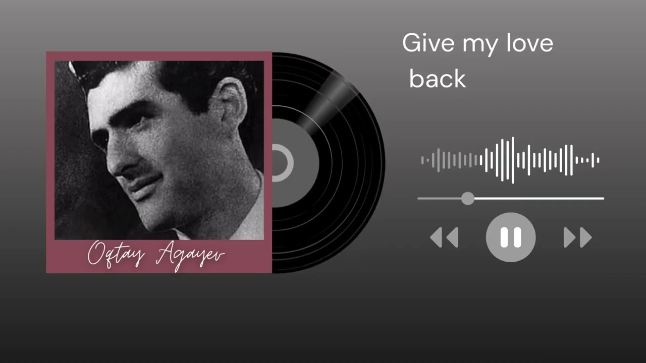 Oqtay Ağayev-Give My Love Back