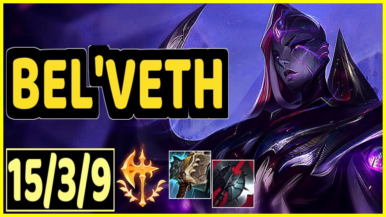 BEL'VETH VS KAYN - 15/3/9 KDA JUNGLE GAMEPLAY CHALLENGER I