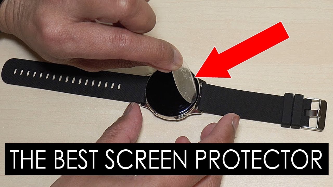 Samsung Galaxy Watch Active 2 Screen Protector | Installation & Result (IQ Shield) [4K]