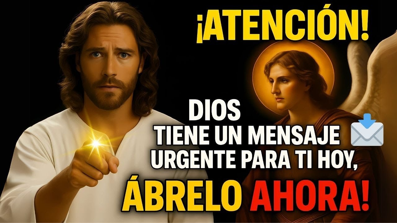 ¡ATENCIÓN! DIOS TIENE UN MENSAJE URGENTE PARA TI HOY, ¡ÁBRELO AHORA!