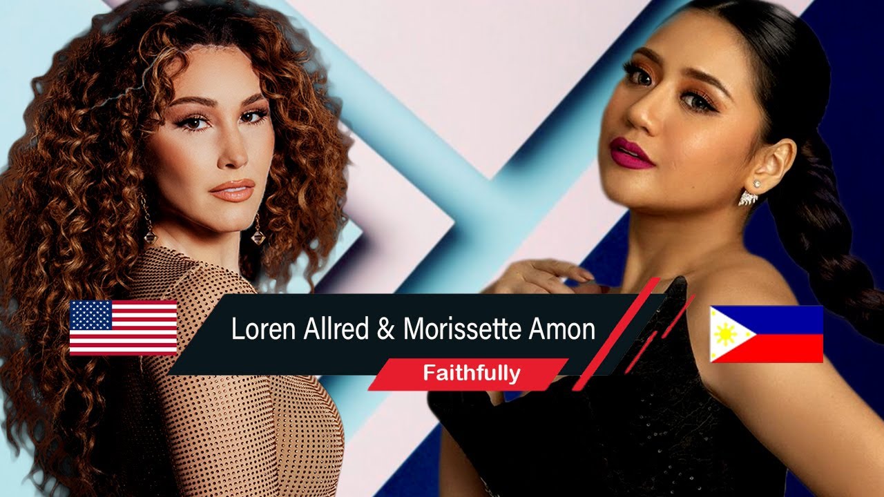 Loren Allred (AGT) & Morissette Amon - Faithfully Cover Reaction