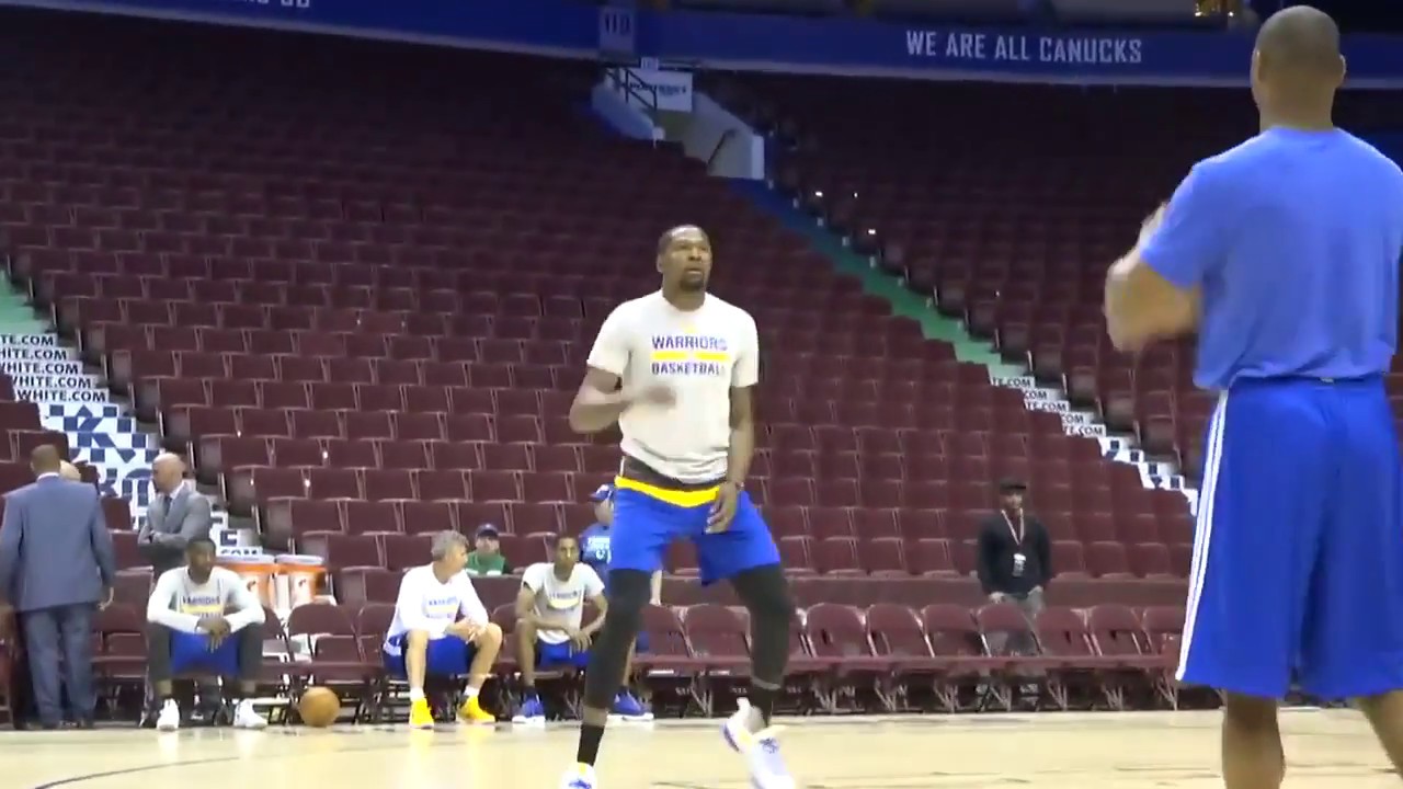 Kevin Durant Warriors Warm Up Routine