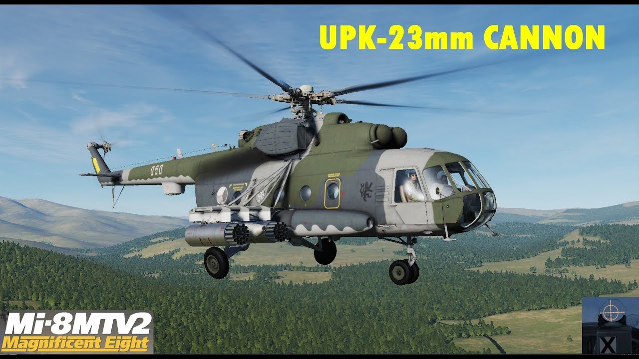 [DCS Mi-8MTV2] UPK 23mm cannon (test)