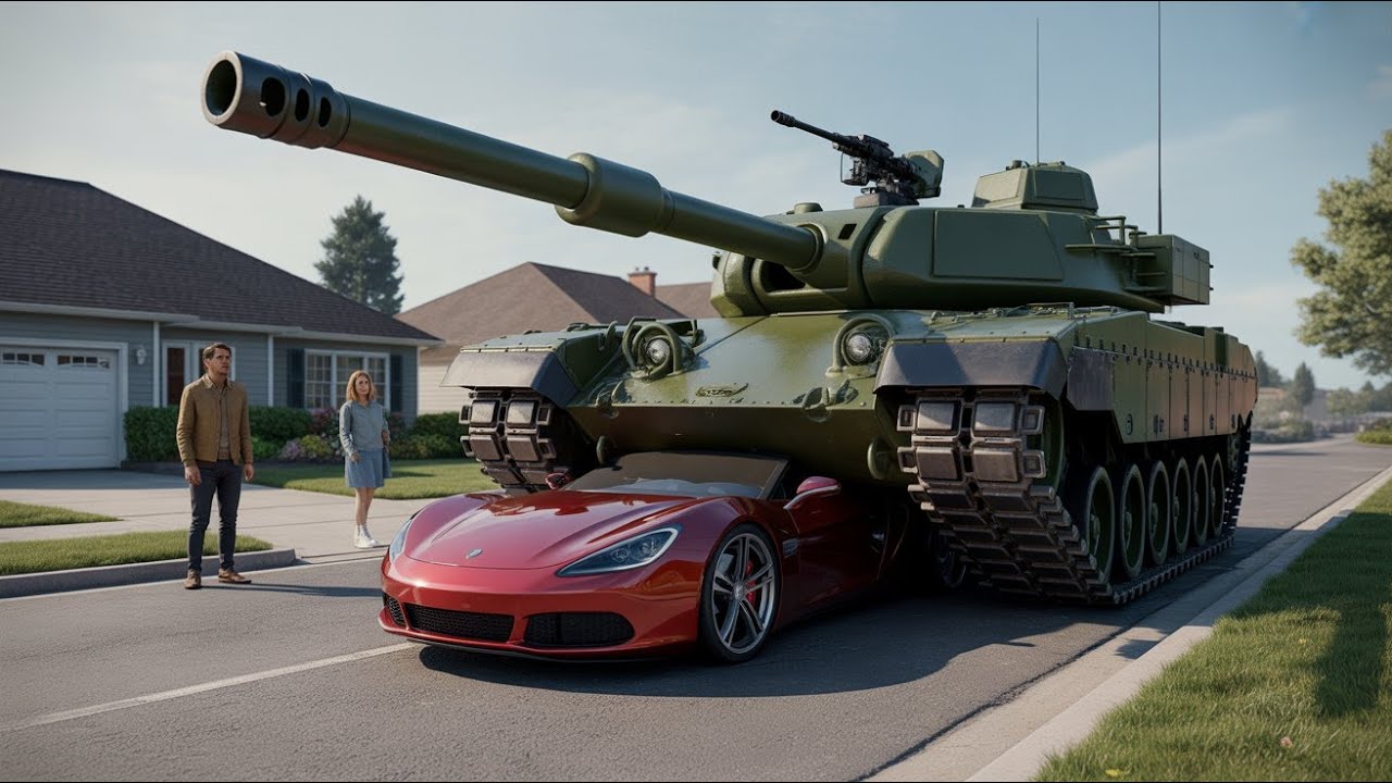 HOA Karen Blocked My Driveway With Her Supercar… She Didn’t Expect a Tank