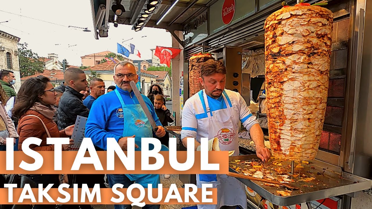 Istanbul Turkey 2022 | Taksim Square Walking Tour | 4K UHD 60FPS | 30 APRIL