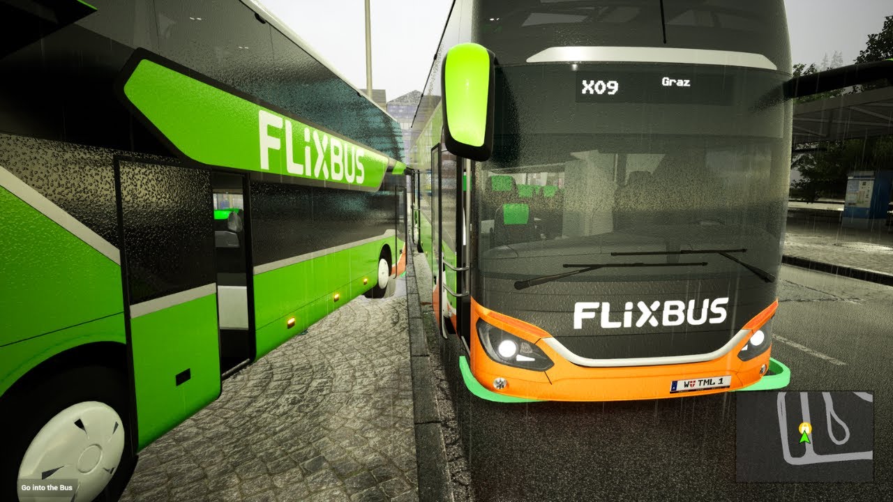 The City Of Graz, Austria - Flixbus Top Class S 531 | Fernbus Coach Simulator Bus Drive asmr