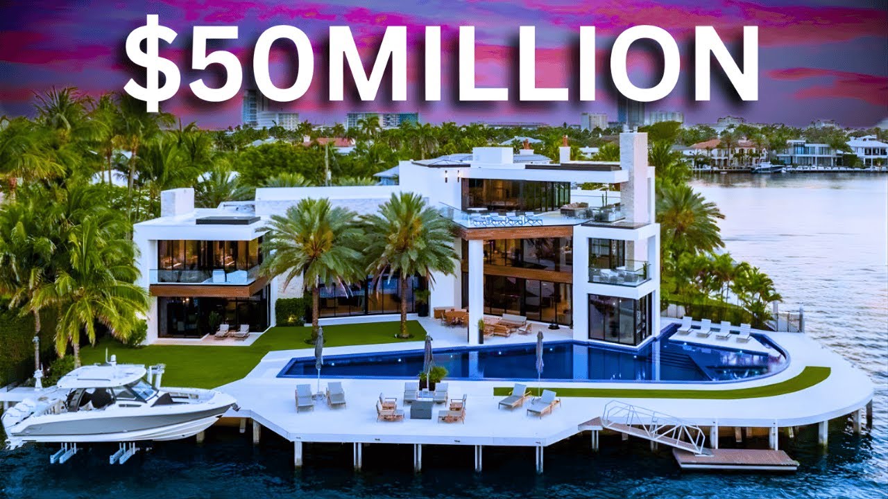 This $50M Florida Mansion is UNREAL 🤯 | Ultra-Luxury Waterfront Villa Tour