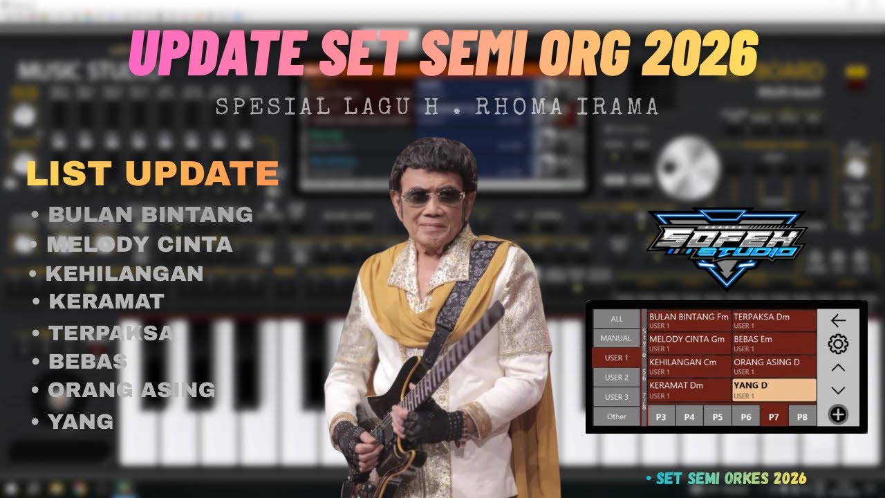 UPDATE SET ORG 2026 , SPESIAL LAGU H.RHOMA IRAMA , GRATIS UNTUK MEMBER✔️✔️