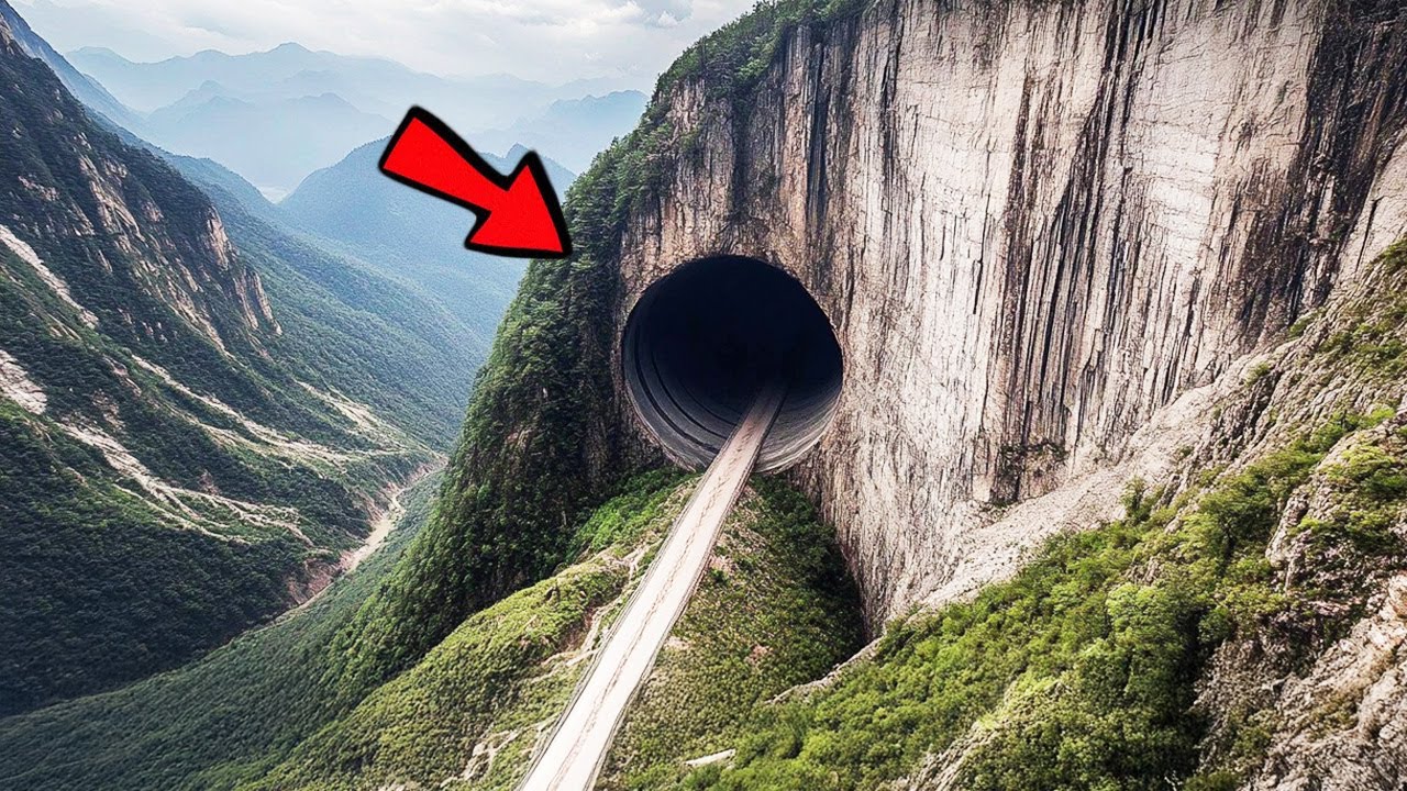 Nikt Nie Powinien Tędy Jechać&hellip; Najdłuższy Tunel Świata Przeraża! 😱🚧