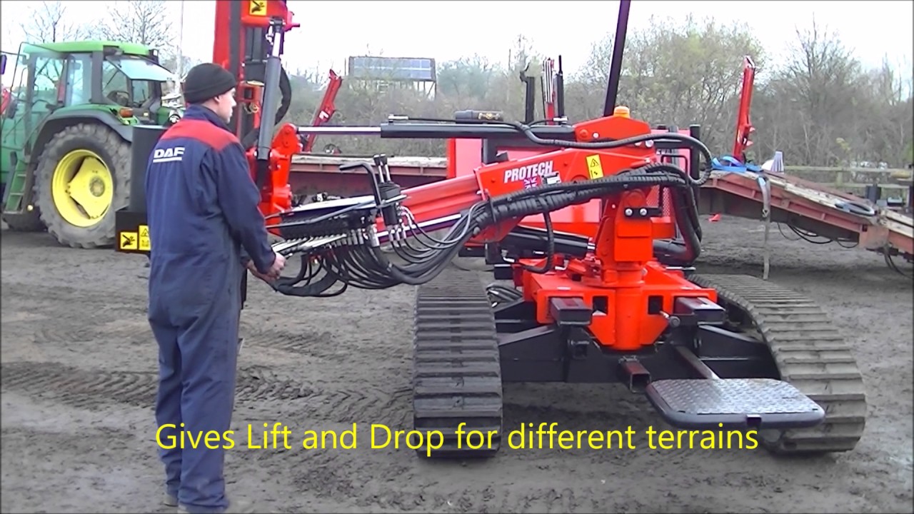 PROTECH EVO2 TRACKED POSTDRIVER 'The Future of Fencing' 'One Man Operation'
