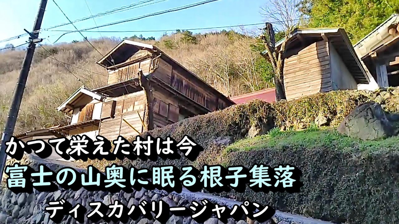 【廃村と限界ムラ】藤の裾野の山奥にある根子集落 山梨県身延町