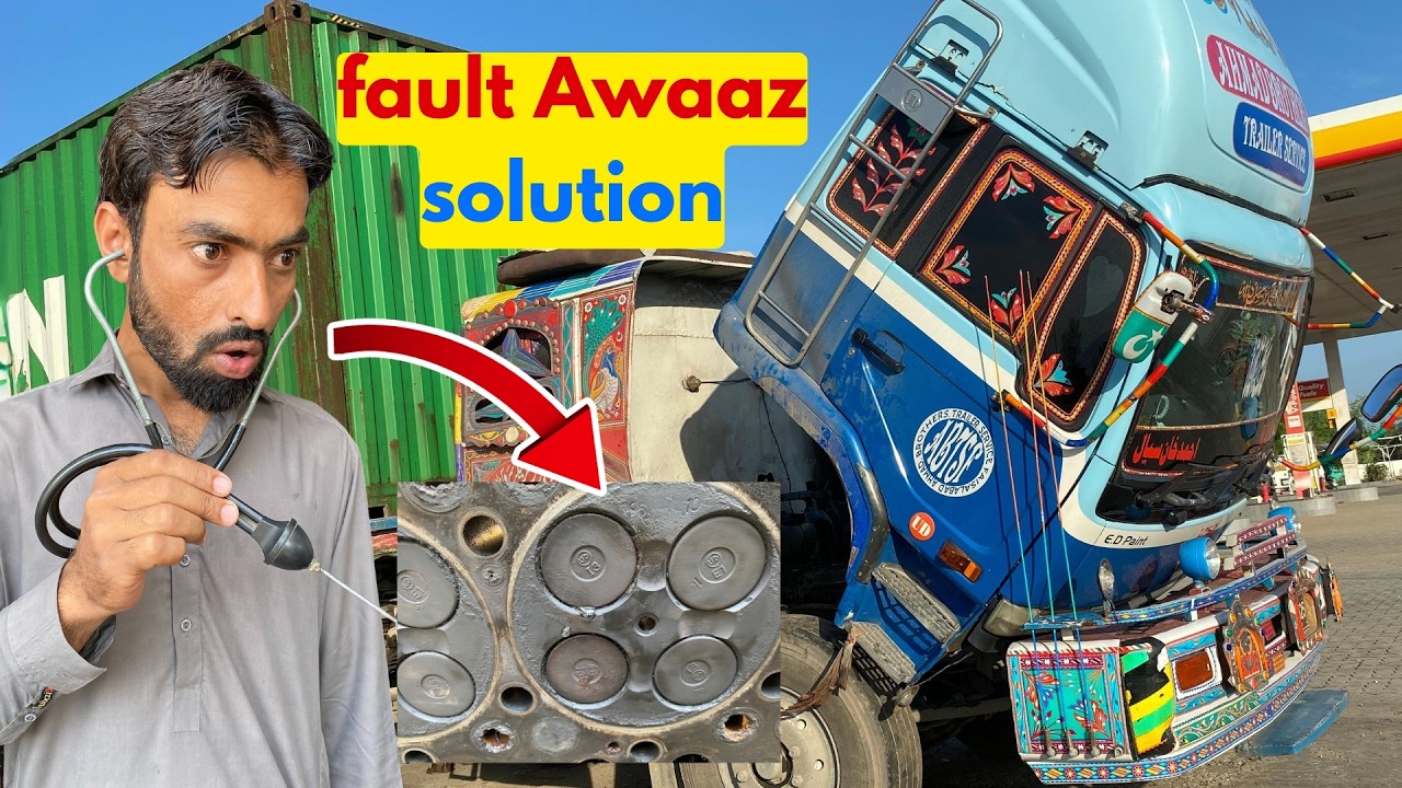 UD truck engine noise fault check solution Engine open  Nissan FE6 Engine | اردو / हिन्दी